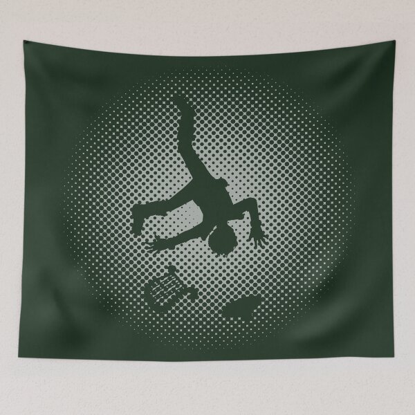 Item preview, Male Bard With Harp Tripped, ClearSilhouette, Halftone Background designed and sold by markeralchemy.