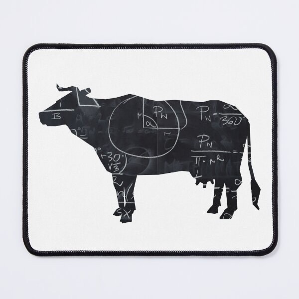 Item preview, Black Cow-culator Math Cow puns designed and sold by FarmsteadAcers.
