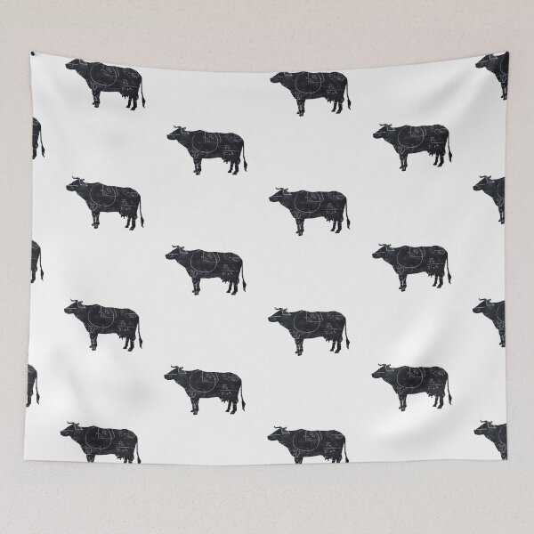 Item preview, Black Cow-culator Math Cow puns designed and sold by FarmsteadAcers.