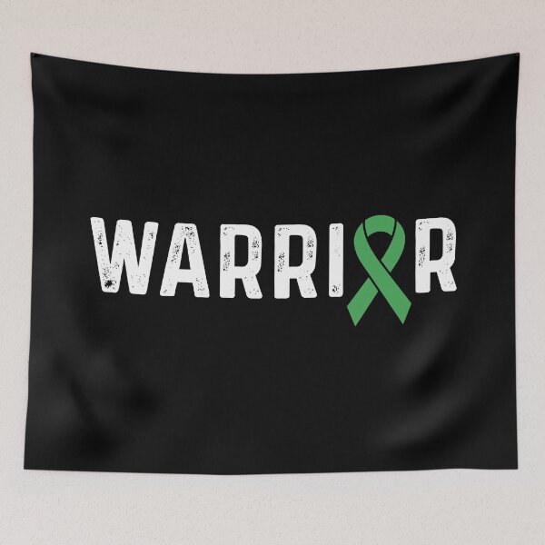 Item preview, Liver Cancer Awareness Green Ribbon Warrior  designed and sold by CancerMerch.