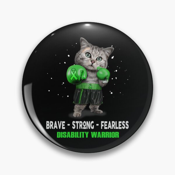 Item preview, Disability Warrior - BRAVE STRONG FEARLESS designed and sold by Berriosly.