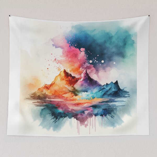 Item preview, Relaxing Watercolor #59 designed and sold by Avocado Design Studio.