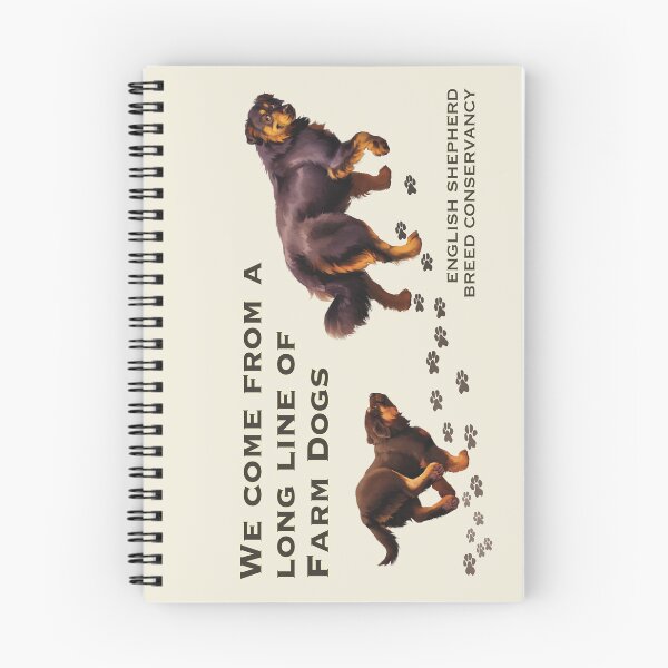 Item preview, English Shepherd- Long Line of Farm Dogs- Black and Tan designed and sold by EnglishShepherd.