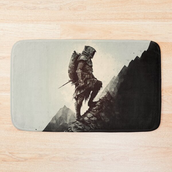 Item preview, A knight climbing a moutain. designed and sold by RandomReviews.