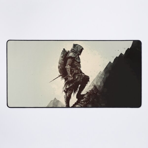 Item preview, A knight climbing a moutain. designed and sold by RandomReviews.