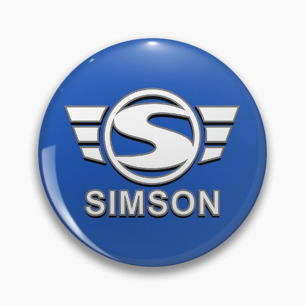 Item preview, Simson Logo 3D Spezial (white) designed and sold by VEB Ostladen.