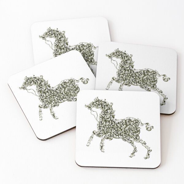 Item preview, artistic horse  designed and sold by luckymando.