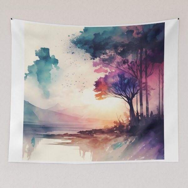 Item preview, Relaxing Watercolor #60 designed and sold by Avocado Design Studio.