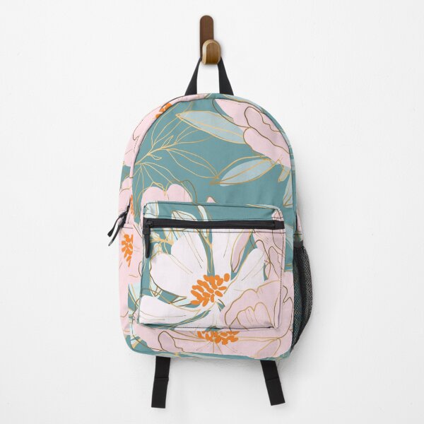 Item preview, Delicate Pink Magnolias on Mint Pattern designed and sold by greenoriginals.