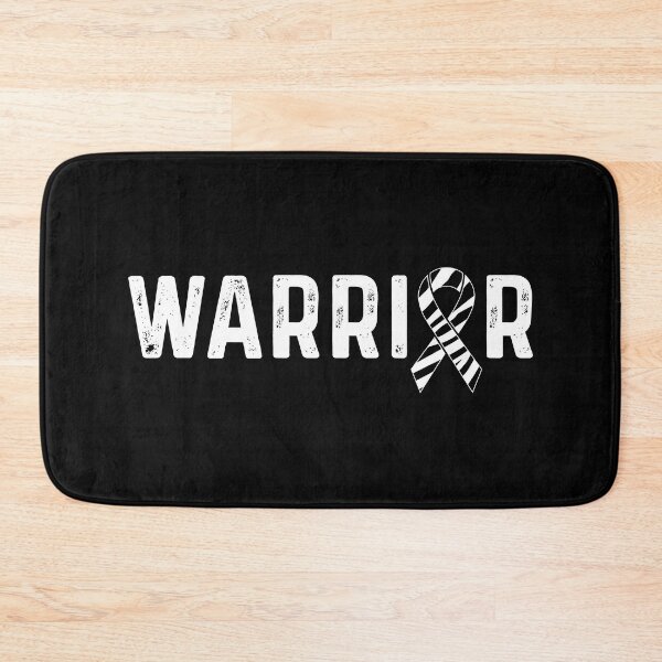 Item preview, Carcinoid Cancer Awareness Zebra Ribbon Warrior  designed and sold by CancerMerch.