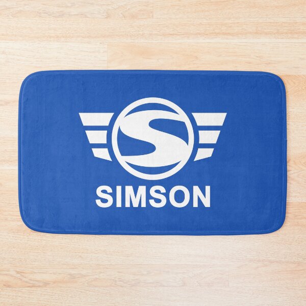 Item preview, Simson logo (white) designed and sold by VEB Ostladen.