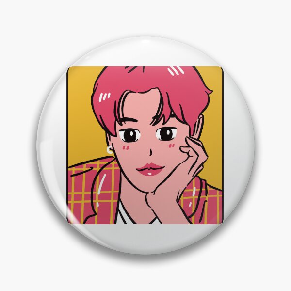 Item preview, Bts jimin cartoon butter sticker designed and sold by dokidoko.