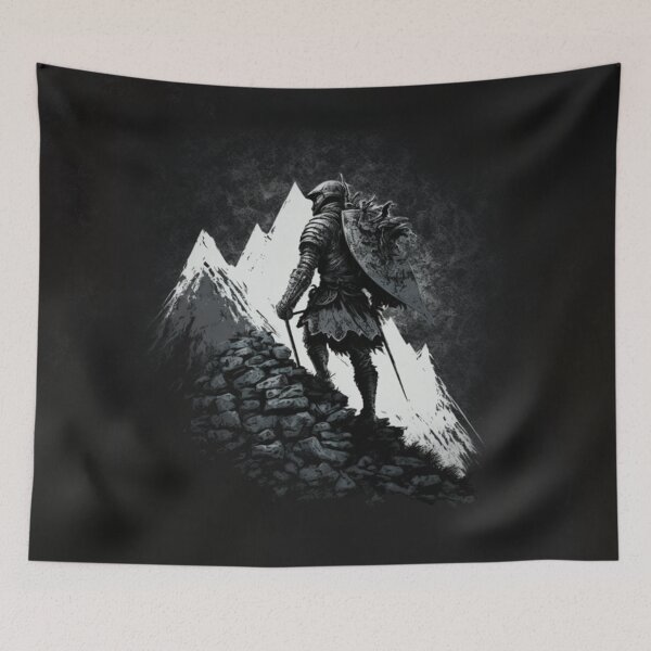Item preview, An assasin climbing a mountian. designed and sold by RandomReviews.