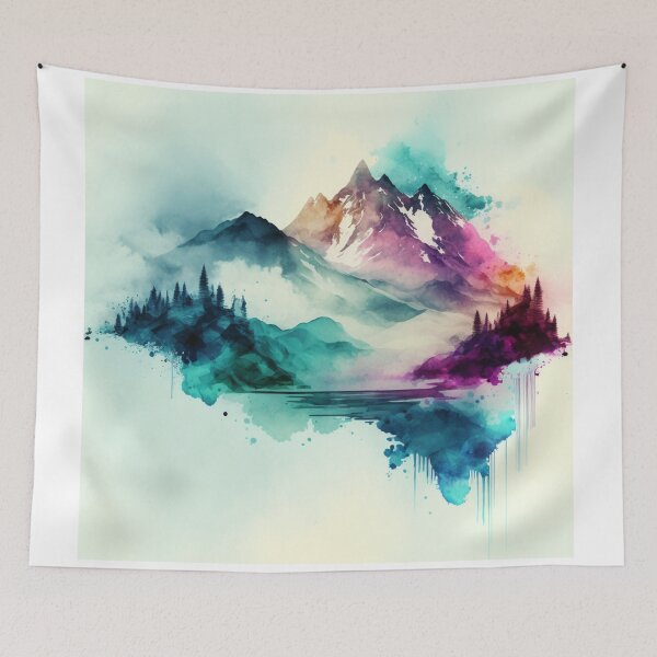 Item preview, Relaxing Watercolor #61 designed and sold by Avocado Design Studio.