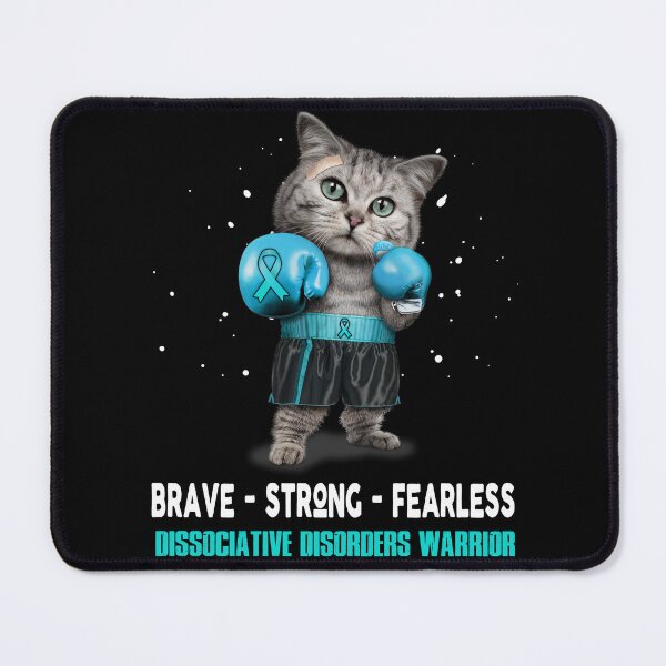 Item preview, Dissociative Disorders Warrior - BRAVE STRONG FEARLESS designed and sold by Berriosly.