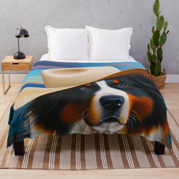 Item preview, Bernese Mountain Dog at the Beach designed and sold by Angelandspot.