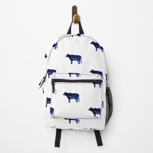 Item preview, Dark Blue Cow-culator Math Cow puns designed and sold by FarmsteadAcers.