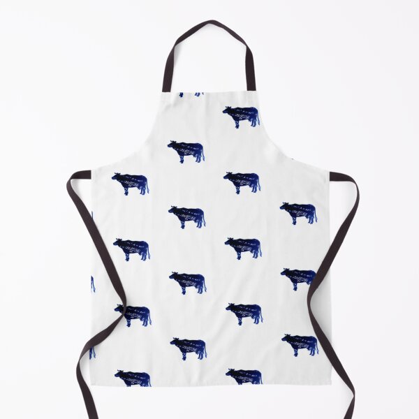 Item preview, Dark Blue Cow-culator Math Cow puns designed and sold by FarmsteadAcers.