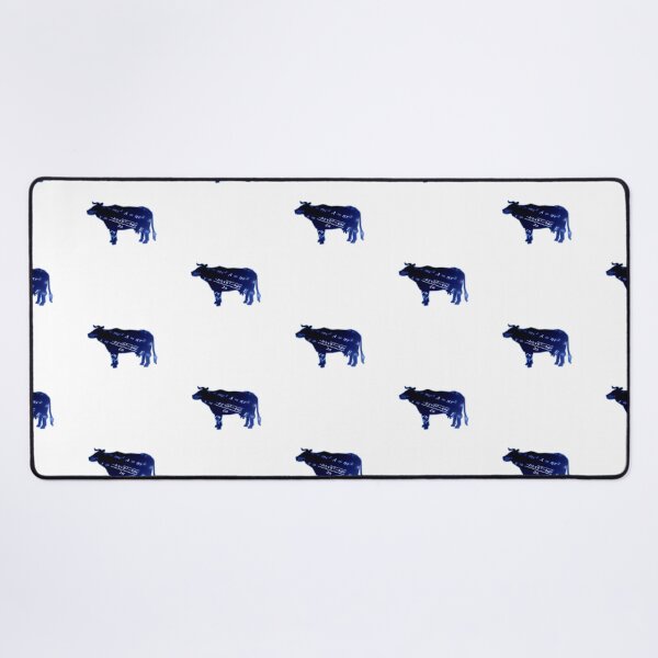 Item preview, Dark Blue Cow-culator Math Cow puns designed and sold by FarmsteadAcers.