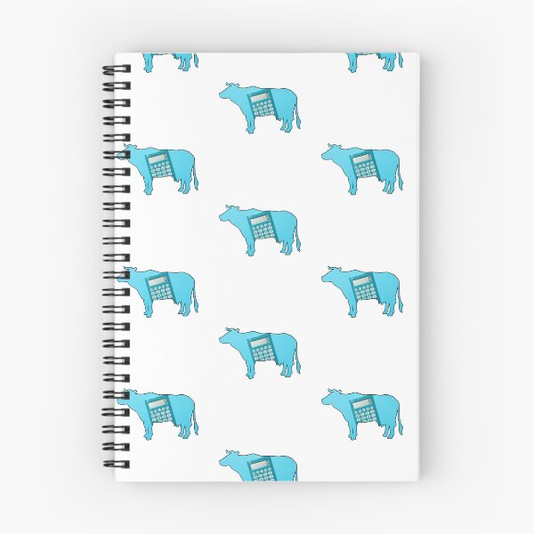 Item preview, Blue Cow-culator Math Cow puns designed and sold by FarmsteadAcers.