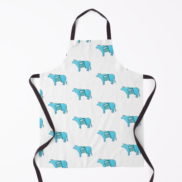 Item preview, Blue Cow-culator Math Cow puns designed and sold by FarmsteadAcers.