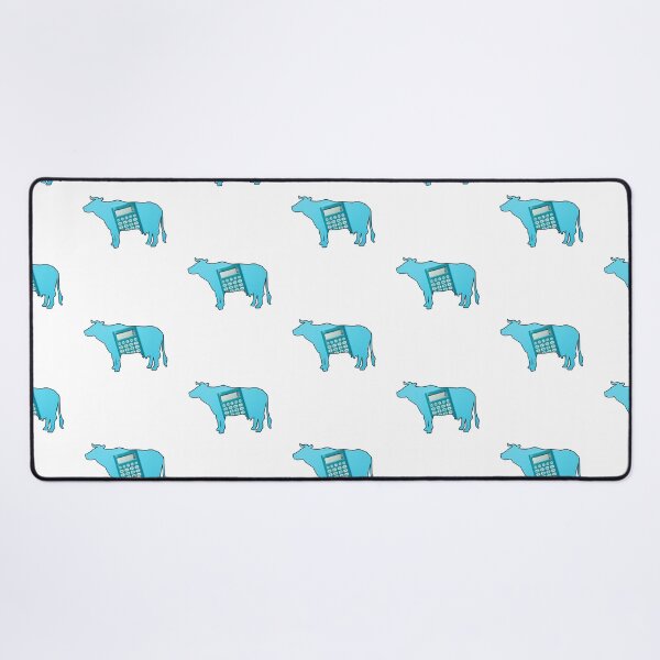 Item preview, Blue Cow-culator Math Cow puns designed and sold by FarmsteadAcers.