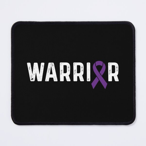 Item preview, Pancreatic Cancer Awareness Purple Ribbon Warrior designed and sold by CancerMerch.