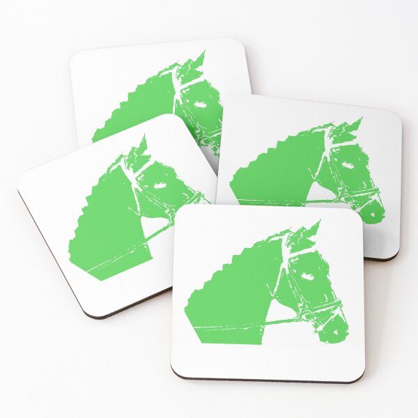 Item preview, Green Horse head designed and sold by LEOEXPRESS.
