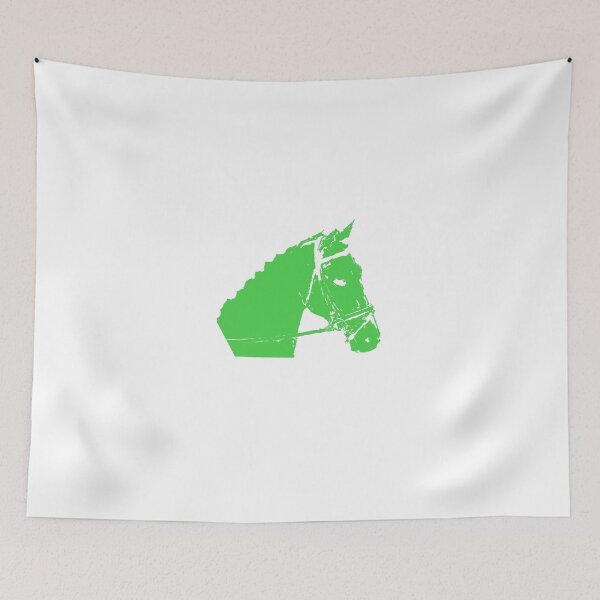 Item preview, Green Horse head designed and sold by LEOEXPRESS.