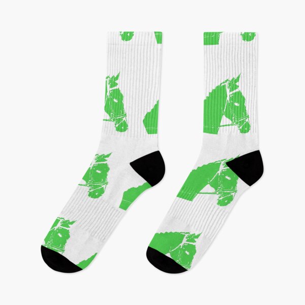 Item preview, Green Horse head designed and sold by LEOEXPRESS.