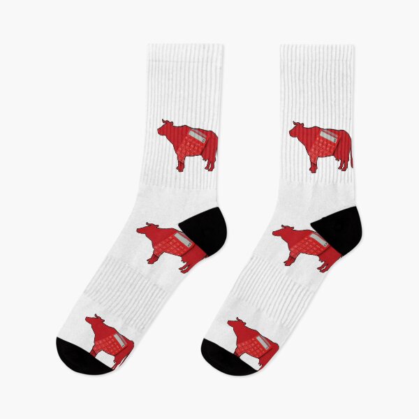 Item preview, Red Cow-culator Math Cow puns designed and sold by FarmsteadAcers.