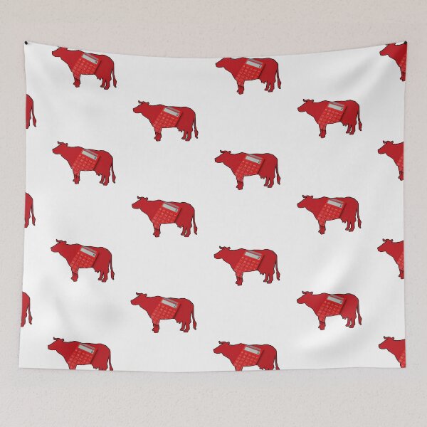 Item preview, Red Cow-culator Math Cow puns designed and sold by FarmsteadAcers.
