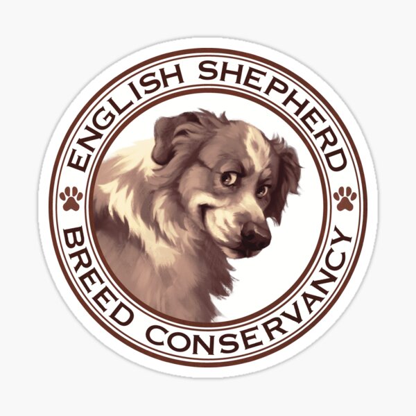English Shepherd Breed Conservancy Circle- No Color Sticker