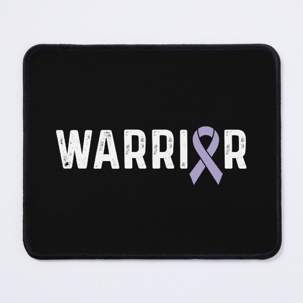 Item preview, Stomach Cancer Awareness Periwinkle Ribbon Warrior designed and sold by CancerMerch.