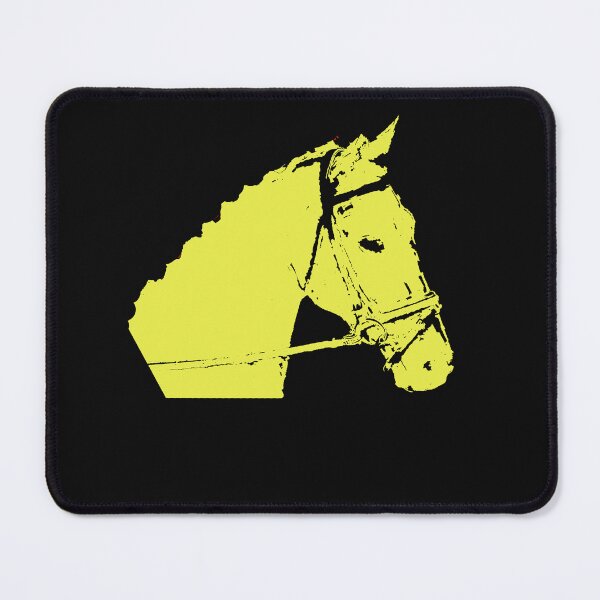 Item preview, Yellow Horse head designed and sold by LEOEXPRESS.