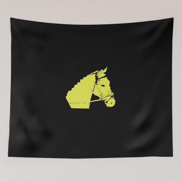 Item preview, Yellow Horse head designed and sold by LEOEXPRESS.