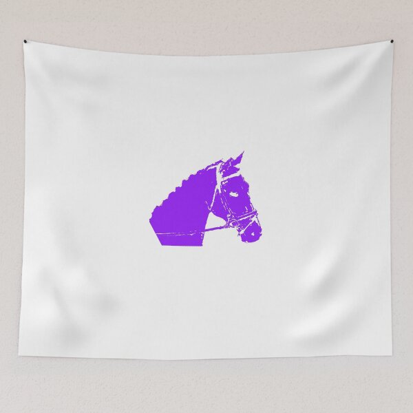 Item preview, Purple Horse head designed and sold by LEOEXPRESS.