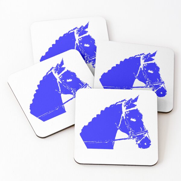Item preview, Navy Blue Horse head designed and sold by LEOEXPRESS.