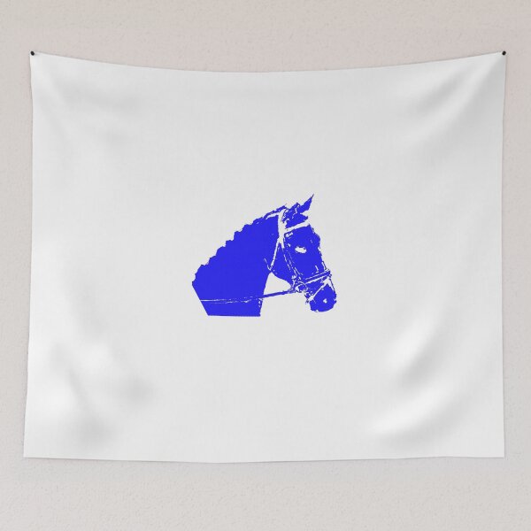 Item preview, Navy Blue Horse head designed and sold by LEOEXPRESS.