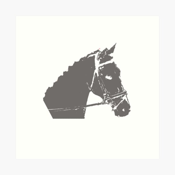 Item preview, Grey Horse head designed and sold by LEOEXPRESS.
