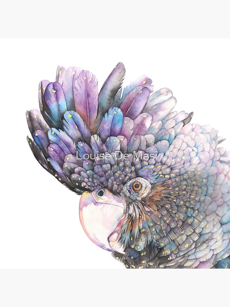 Thumbnail 4 of 4, Pillow, Black Cockatoo designed and sold by Louisedemasi.