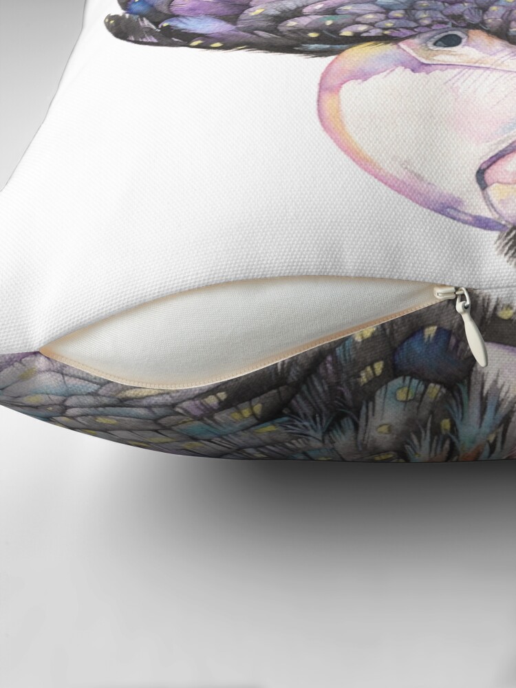 Thumbnail 2 of 4, Pillow, Black Cockatoo designed and sold by Louisedemasi.