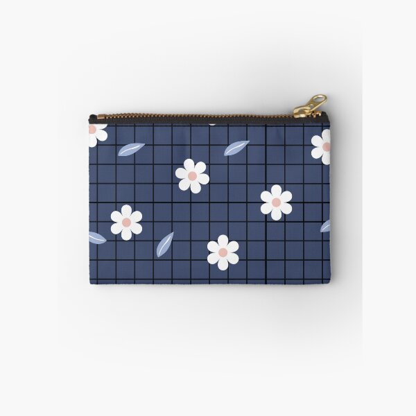 Item preview, Cute Floral Pattern Navy Blue Background Flowers Daisies Spring Flower Pattern designed and sold by TeesForNerds.