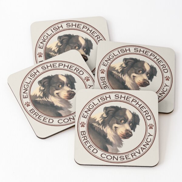 Item preview, Copy of English Shepherd Breed Conservancy Circle- Black and White designed and sold by EnglishShepherd.