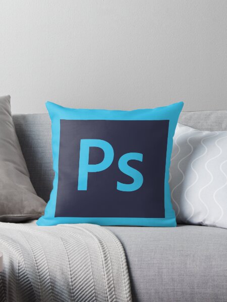 Vista previa del artículo con la obra «Photoshop», diseñado y vendido por Premierepillows.