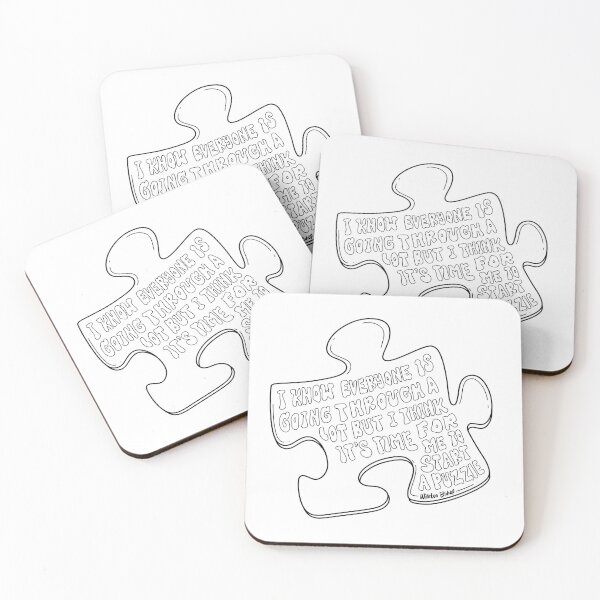 Item preview, Winston puzzle quote black and white designed and sold by KingsQueen33.