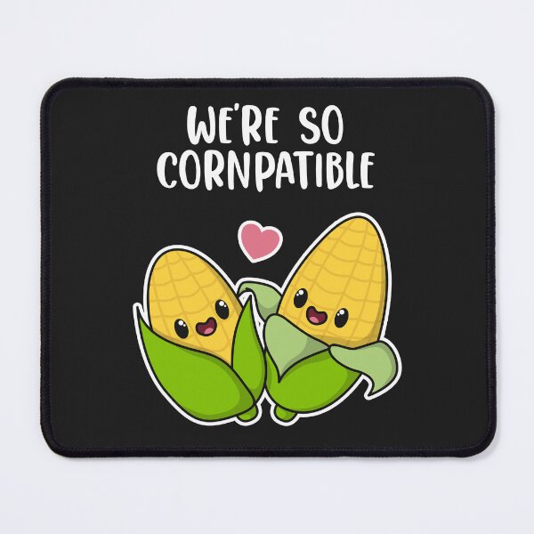 Item preview, We're so Cornpatible! Kawaii Corn Cute So Compatible designed and sold by MeowsAndMakes.