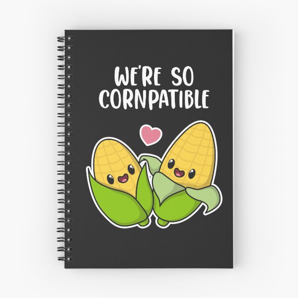 Item preview, We're so Cornpatible! Kawaii Corn Cute So Compatible designed and sold by MeowsAndMakes.