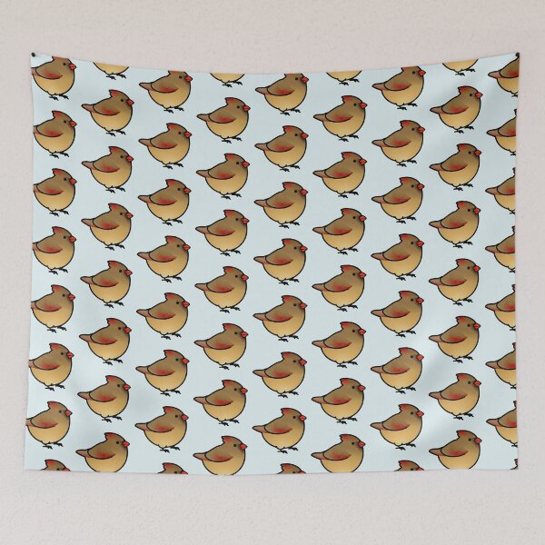 Item preview, Chubby Female Cardinal designed and sold by birdhism.