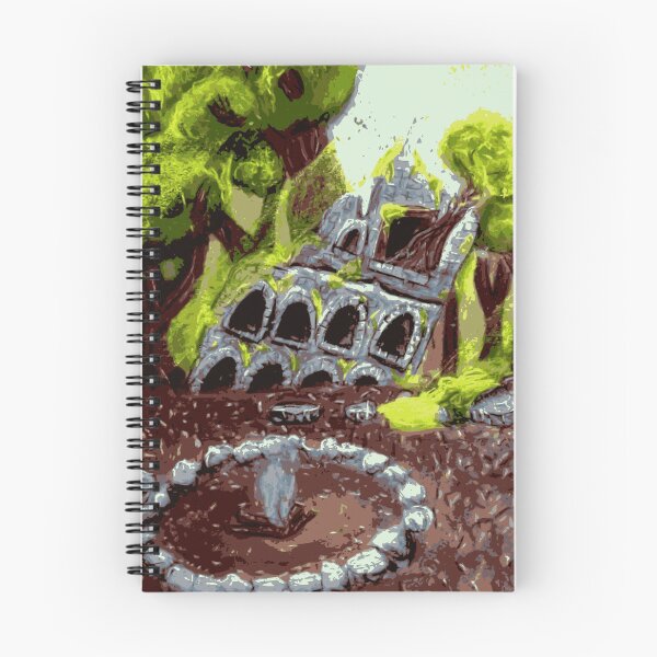 Item preview, Ancient ruins in the middle of the forest designed and sold by riosaygili.
